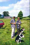 Jonas och Valle och Lottie  Hugo i S:t Boswells 1/7-2000.
